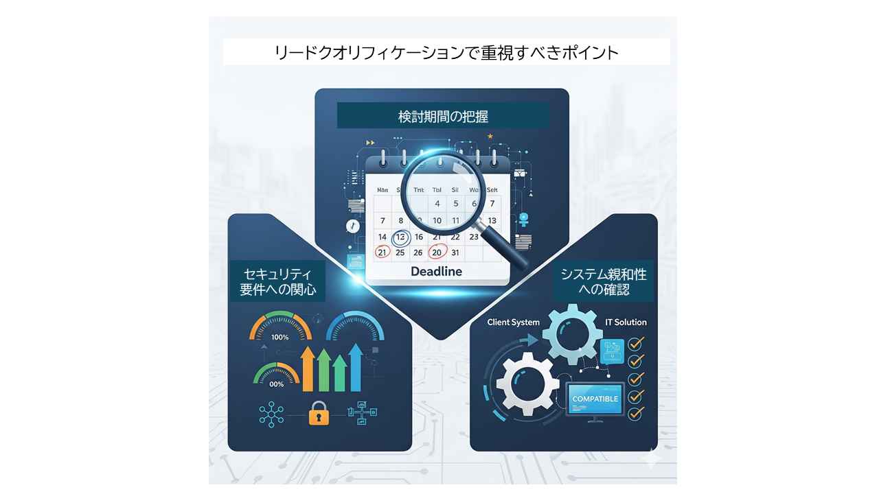 リードクオリフィケーションで重視すべきポイント
