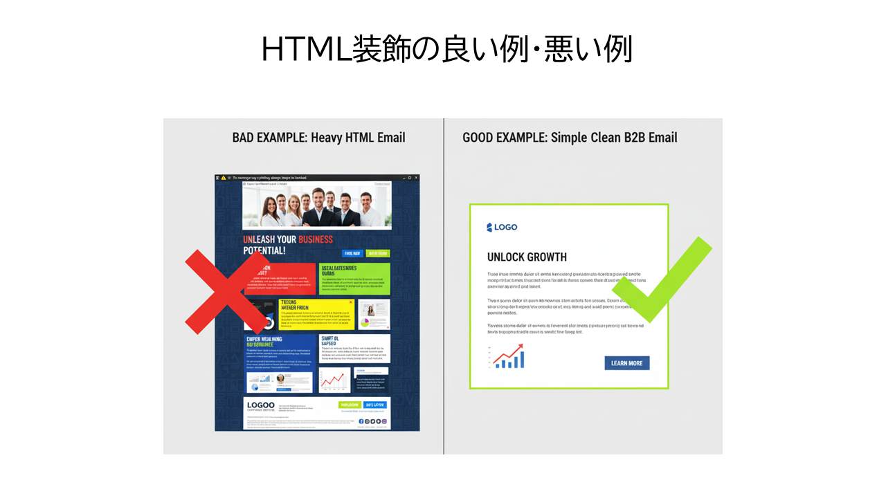 HTML装飾の良い例・悪い例