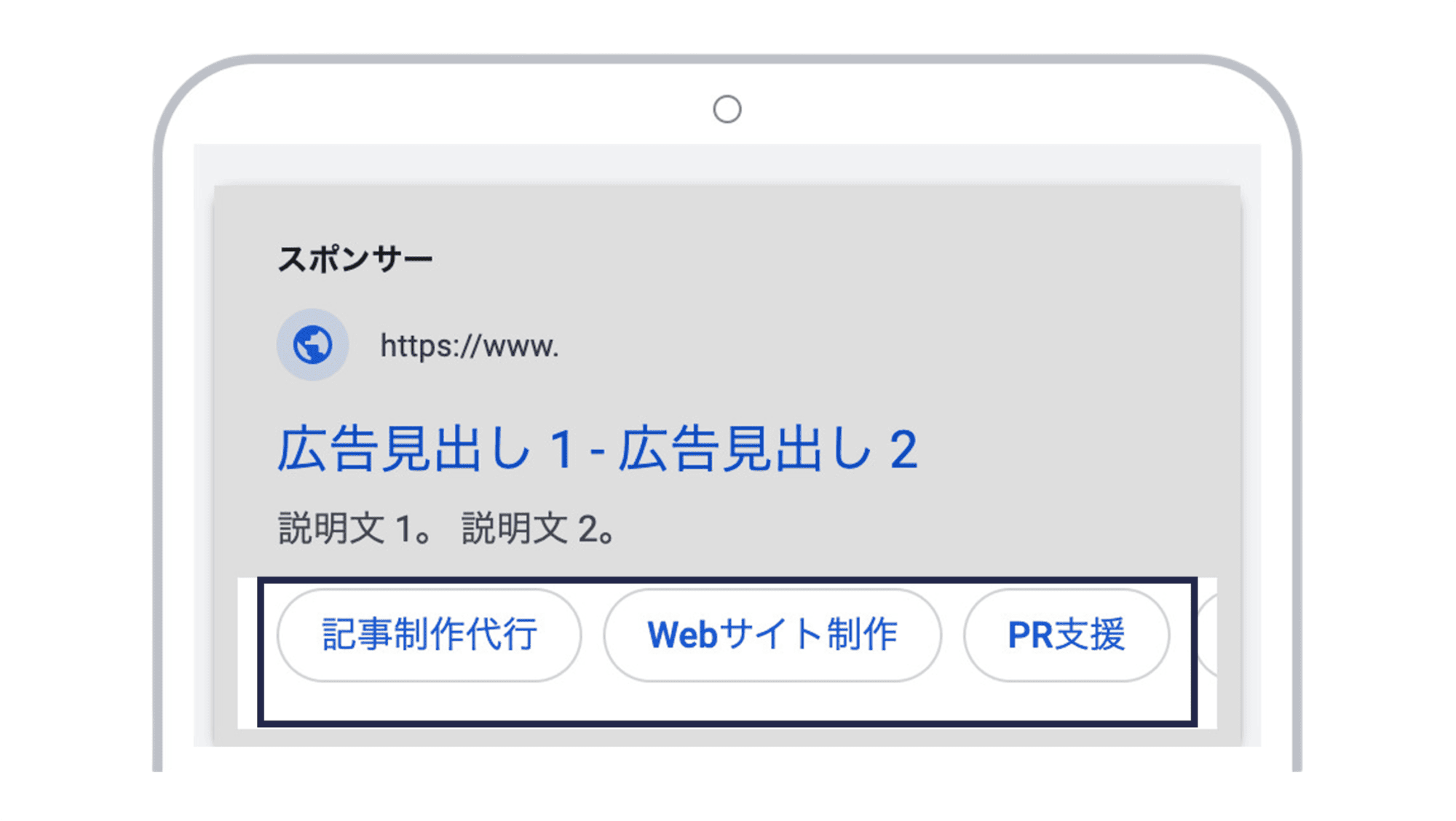 サイトリンクアセット